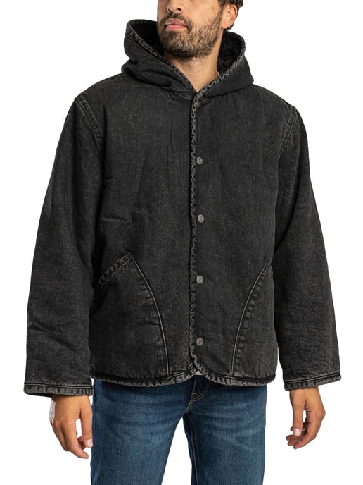 Levi's Sherpa-Jas Met Capuchon, Zwart - Image 1