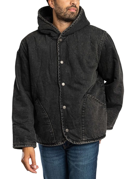 Levi's Sherpa-Jas Met Capuchon, Zwart - Image 2