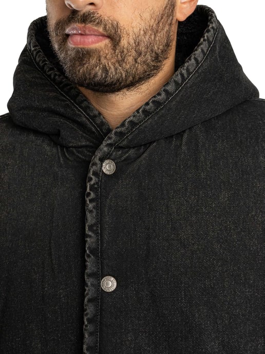 Levi's Sherpa-Jas Met Capuchon, Zwart - Image 5