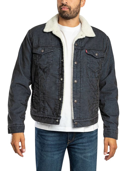 Levi's Type 3 Sherpa Trucker Jacket, Grijs - Image 2