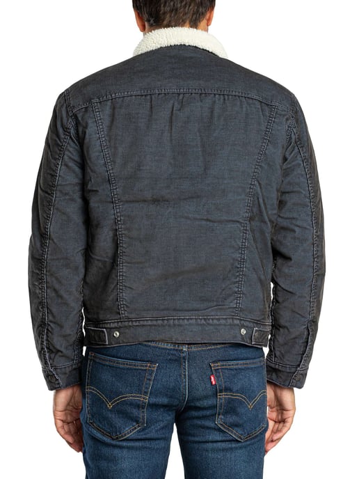 Levi's Type 3 Sherpa Trucker Jacket, Grijs - Image 3