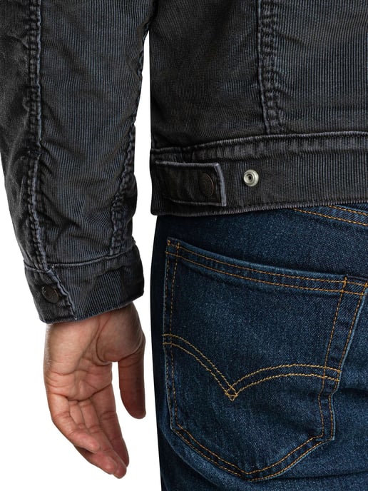 Levi's Type 3 Sherpa Trucker Jacket, Grijs - Image 4