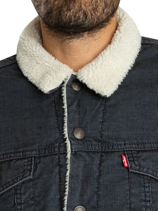 Levi's Type 3 Sherpa Trucker Jacket, Grijs - Image 6