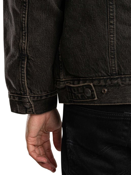 Levi's Relaxte Sherpa-Jas, Zwart - Image 6