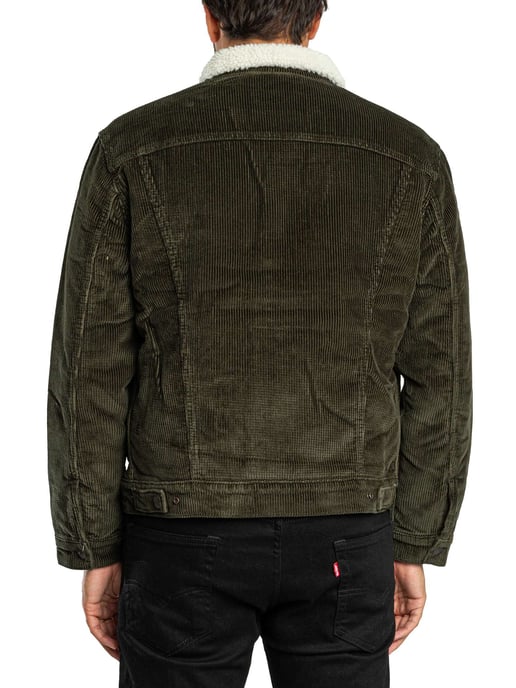 Levi's Truckerjack Van Sherpa-Koord Type 3, Bruin - Image 3