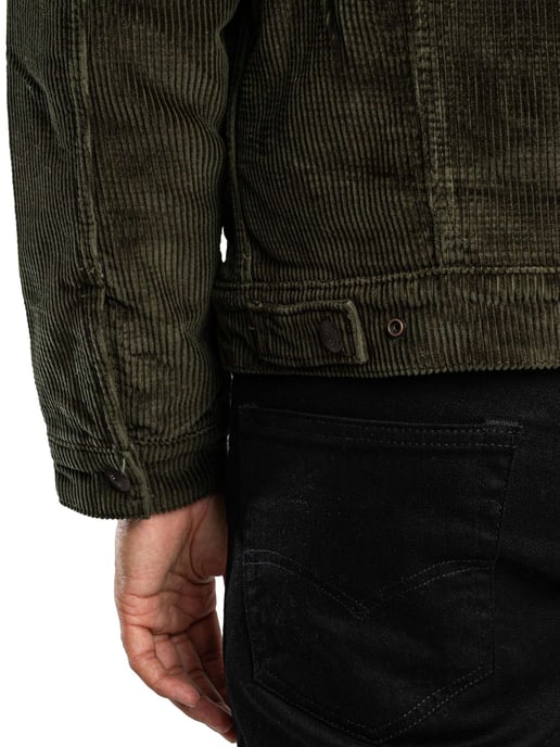 Levi's Truckerjack Van Sherpa-Koord Type 3, Bruin - Image 4