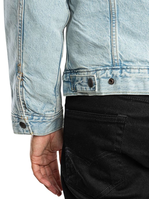 Levi's Type 3 Sherpa Trucker Jacket, Blauw - Image 4