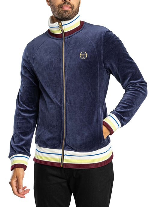 Sergio Tacchini Sartori Velours Trainingsjack, Blauw - Image 1