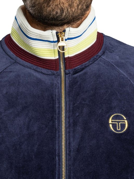 Sergio Tacchini Sartori Velours Trainingsjack, Blauw - Image 5