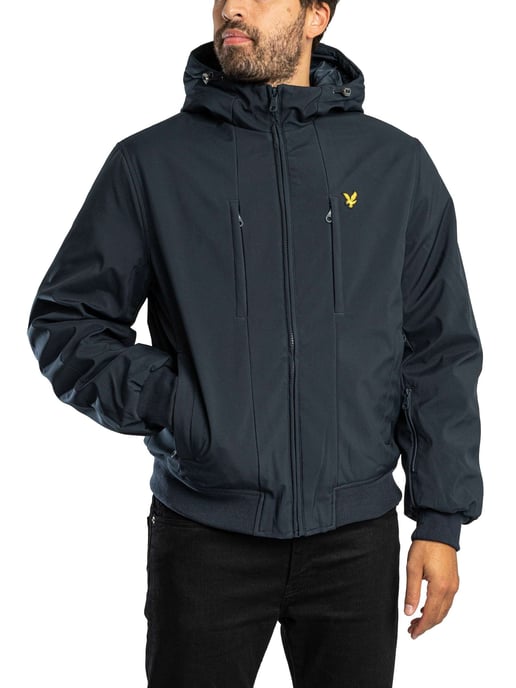 Lyle & Scott Gewatteerde Softshelljas, Blauw - Image 2