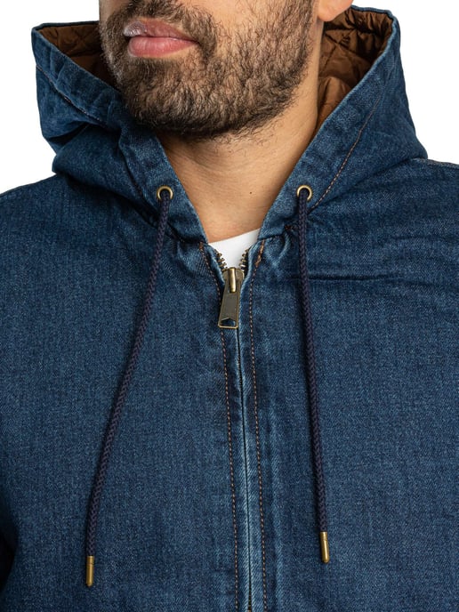 Levi's Potrero Denim Jas Met Capuchon, Blauw - Image 5