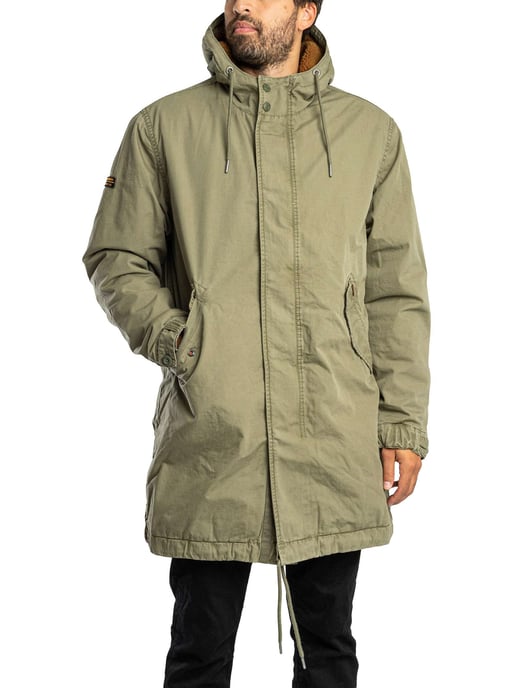 Superdry Militaire Parka-Jas, Groen - Image 1