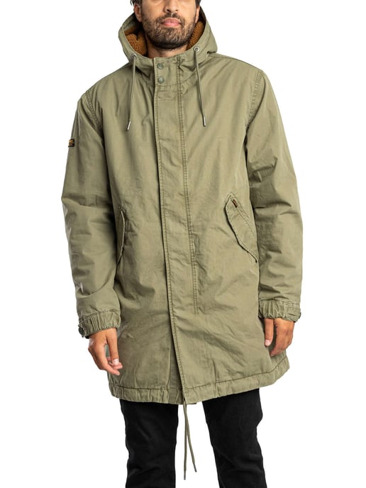 Superdry Militaire Parka-Jas, Groen - Image 2