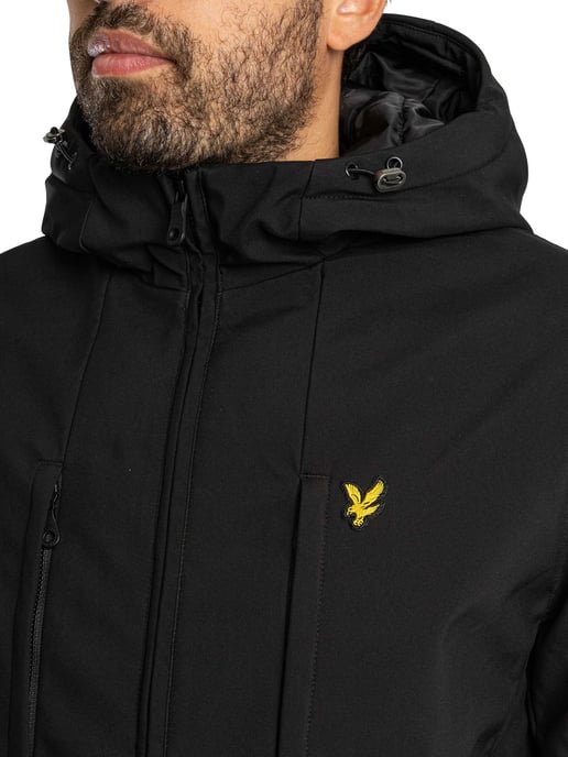Lyle & Scott Gewatteerde Softshelljas, Zwart - Image 5