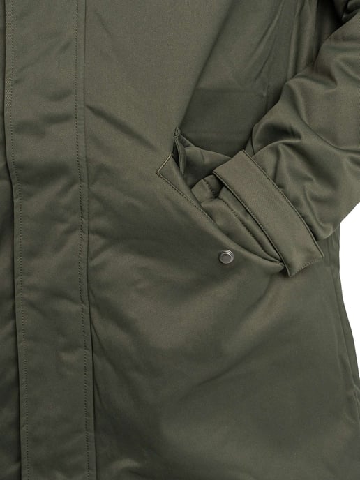 Lyle & Scott Gewatteerde Parka Met Fishtail-Achterkant, Groen - Image 4