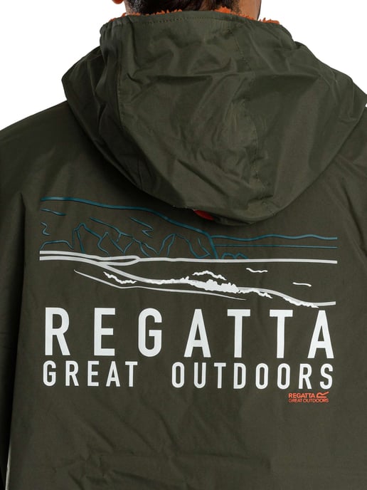 Regatta Waterproof Changing Robe, Green - Image 4