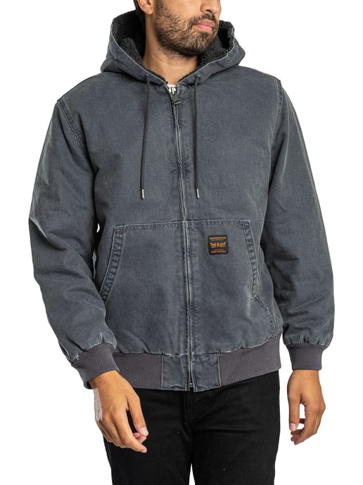 Levi's Potrero Denim Jas Met Capuchon, Grijs - Image 2