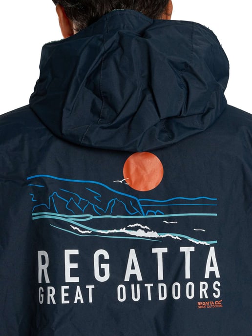 Regatta Waterproof Changing Robe, Blue - Image 4