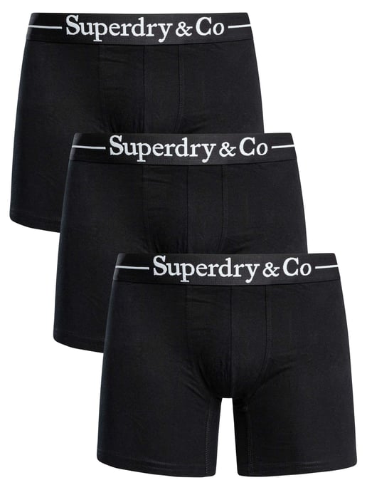 Superdry 3-Pack Boxershorts, Zwart - Image 1