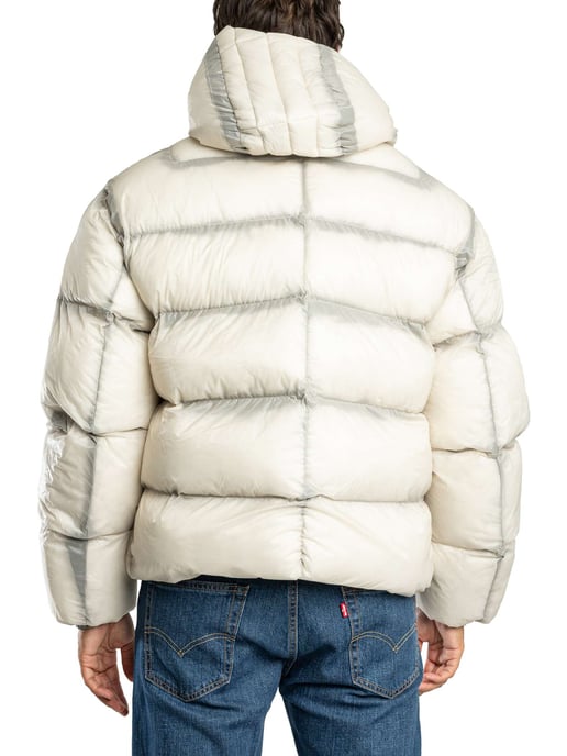 Lyle & Scott Transparante Gewatteerde Jas, Beige - Image 3