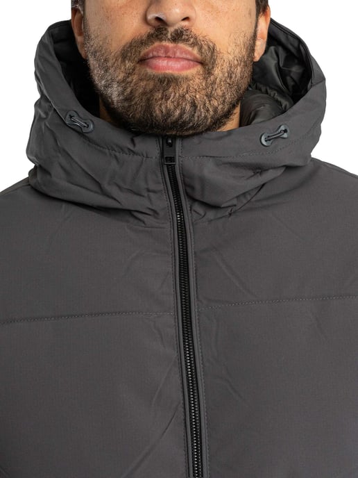 Jack & Jones Galaxy Gewatteerde Jas, Grijs - Image 5