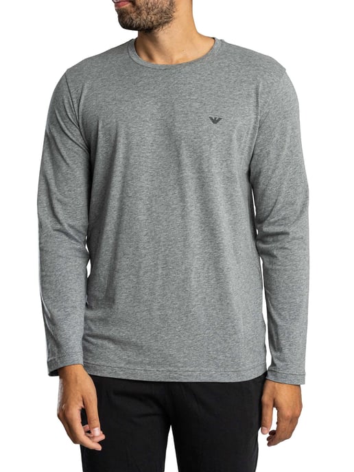 Emporio Armani Jersey Pyjamaset Met Lange Mouwen, Blauw - Image 2