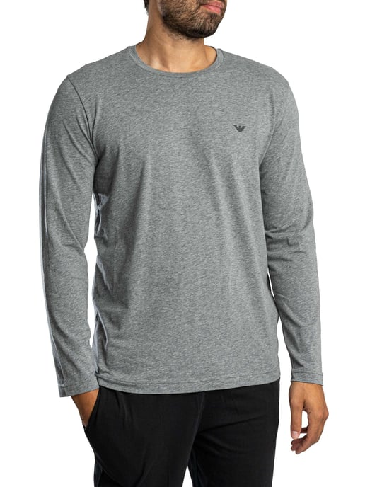 Emporio Armani Jersey Pyjamaset Met Lange Mouwen, Blauw - Image 3
