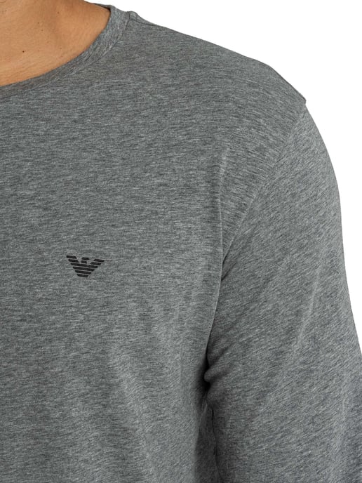 Emporio Armani Jersey Pyjamaset Met Lange Mouwen, Blauw - Image 5