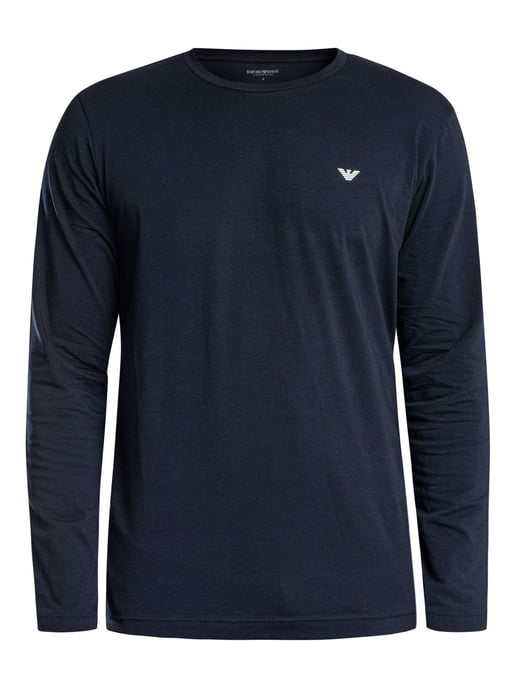 Emporio Armani Jersey Pyjamaset Met Lange Mouwen, Blauw - Image 6