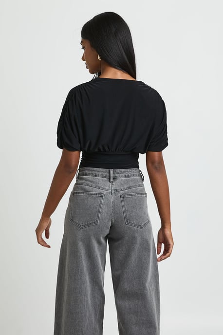 Angel Sleeve Plunge Bodysuit - Image 3