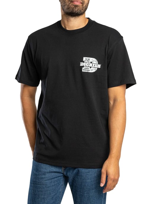 Dickies Minden T-Shirt Met Print Op De Achterkant, Zwart - Image 2