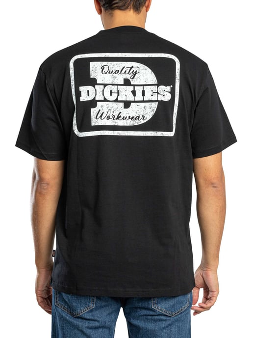 Dickies Minden T-Shirt Met Print Op De Achterkant, Zwart - Image 3