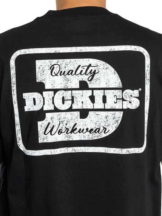 Dickies Minden T-Shirt Met Print Op De Achterkant, Zwart - Image 6