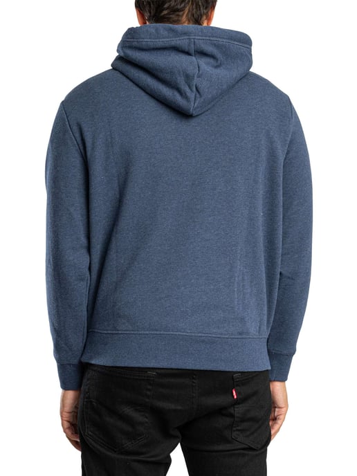 Superdry Essential-Hoodie Met Logo-Pullover, Blauw - Image 3