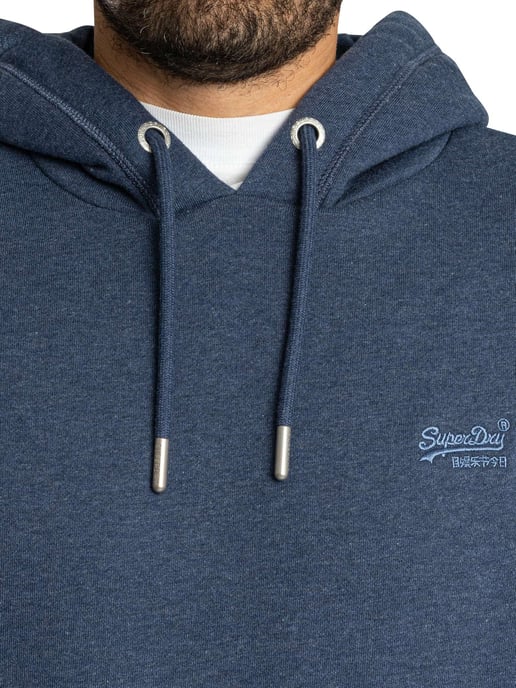 Superdry Essential-Hoodie Met Logo-Pullover, Blauw - Image 5