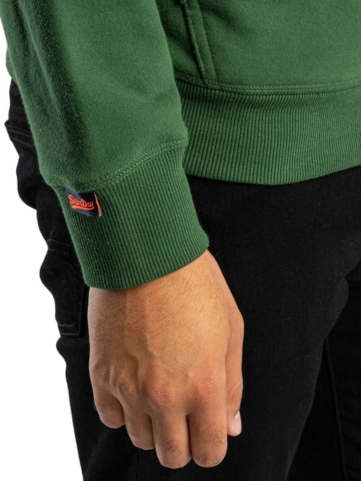 Superdry Essential-Hoodie Met Logo-Pullover, Groen - Image 6