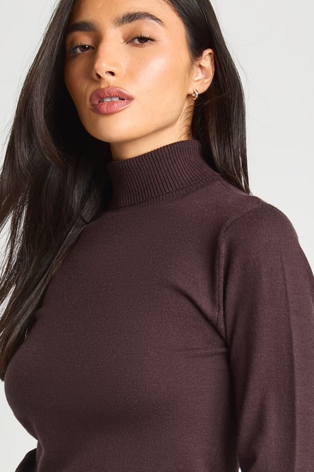 Knitted Roll Neck Jumper and Maxi Skirt Co-Ord - Image 4