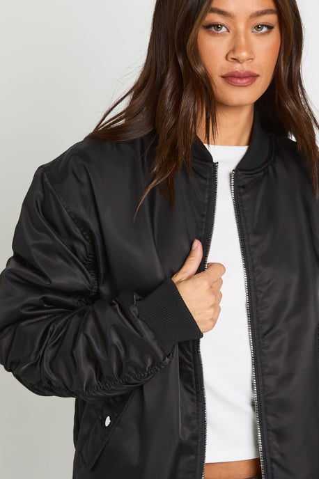 Tall Oversized Bomber Jacket - Image 4