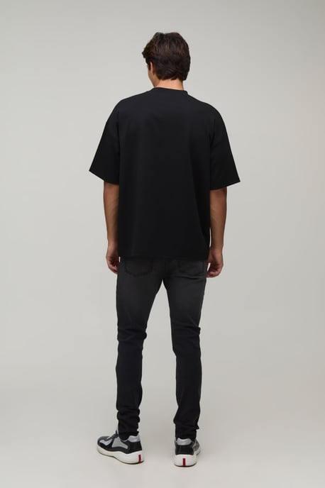 Skinny Fit Distressed Jeans - Image 2