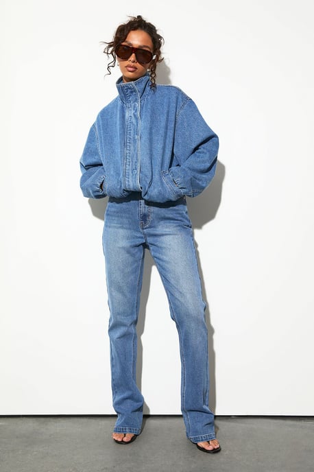 The Tall Mid Waist Baby Bootcut - Image 1