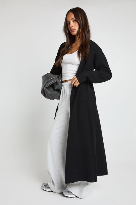 Super Soft Longline Knitted Maxi Cardigan - Image 1