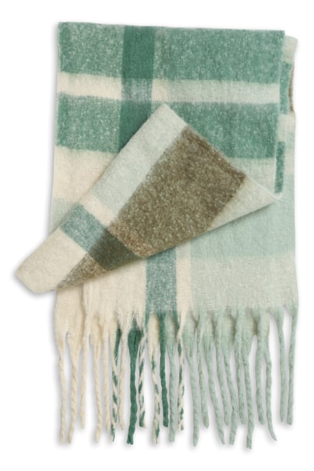Women's Cosy Blanket Scarf Soft Breathable Lightweight Comfy Winter Neck Warmer Green - Image 3