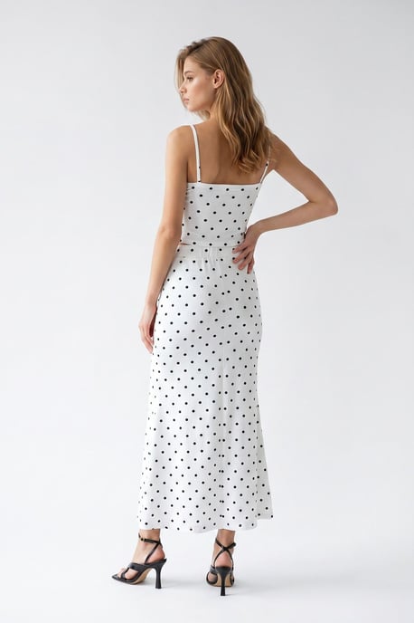Women's High Waist Polka Dot Two-Piece Coord - Image 6