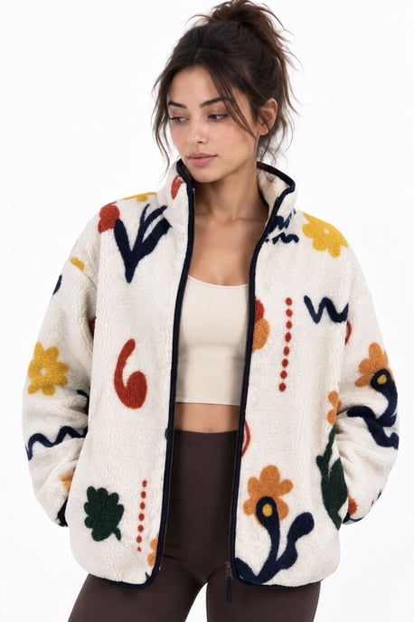 Women's Cotton-Blend Sweatshirt - Image 2