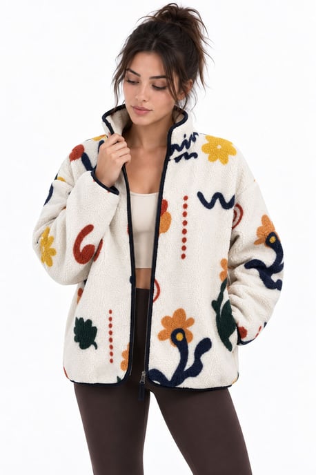 Women's Cotton-Blend Sweatshirt - Image 3