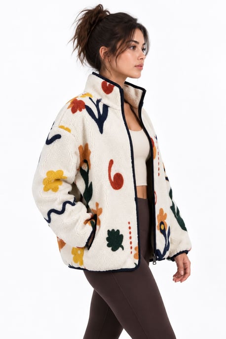 Women's Cotton-Blend Sweatshirt - Image 4