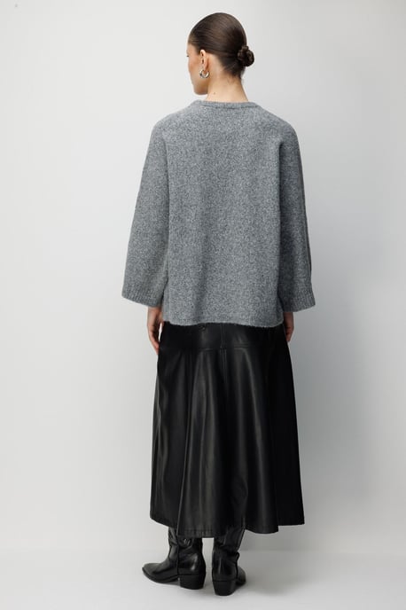Dames Oversized Sweater met Ronde Hals - Image 3