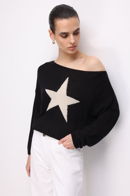Dames Sweater met Bootnek - Image 4