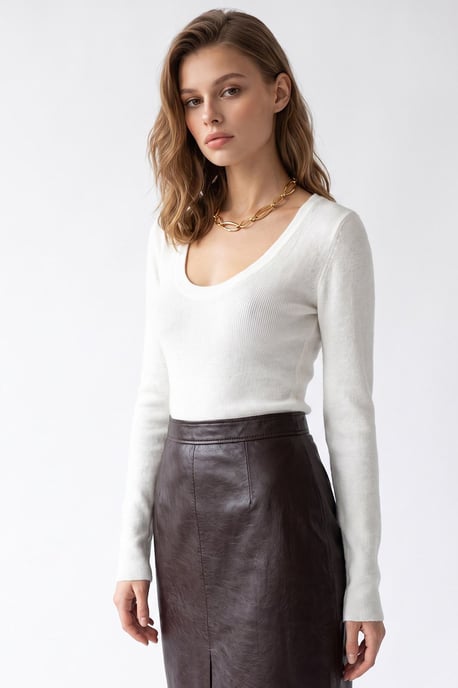 Vrouwen Viscose Mix Kasjmier Trui - Image 4