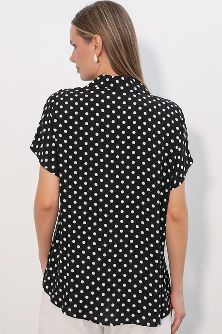 Printed Crepe Button Shirt - Image 6